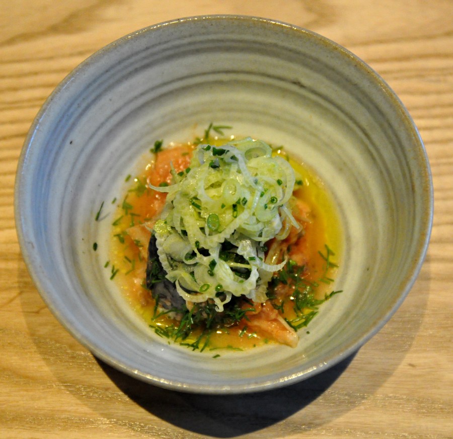 MarineHardwareTomato-Marinated Pickled Herring with Fennel Salad
